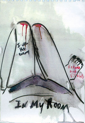 France de Griessen in my room