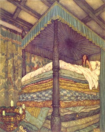 Edmund Dulac realprincess and pea