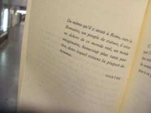 Goethe dans Cocteau Juin 07
