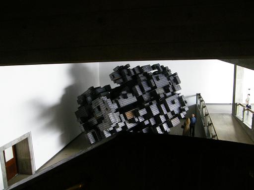 London July 07 Spaceship from Antony Gormley @ Hayward Gallery