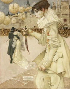Gustav Adolf Mossa pierrot s'en va
