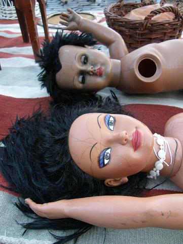 Dolls - Flea market - 5 nov 08