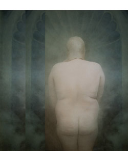 Joyce Tenneson sculptural woman from Back