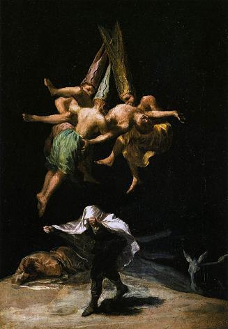 Francisco de GOYA Witches in the air