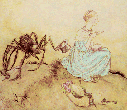 Arthur Rackham spider cropped