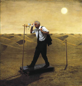 Tuen Hocks man in desert