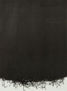 Arnulf Rainer (Austrian, b. 1929), Untitled, 1959. Lithograph in black, 19 x 14 cm.jpg