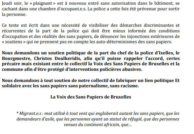 VSP = lettre ouverte 8